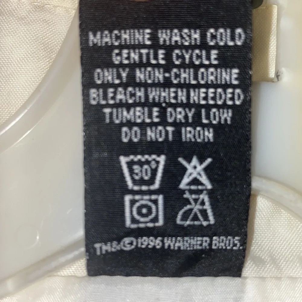 Space Jam Jordan Warner Brothers sz S lightweight Windbreaker Jacker 1996 - Picture 9 of 11